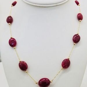 14k Ruby Necklace
